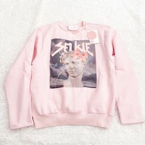 new selkie pink aphrodite sweatshirt
